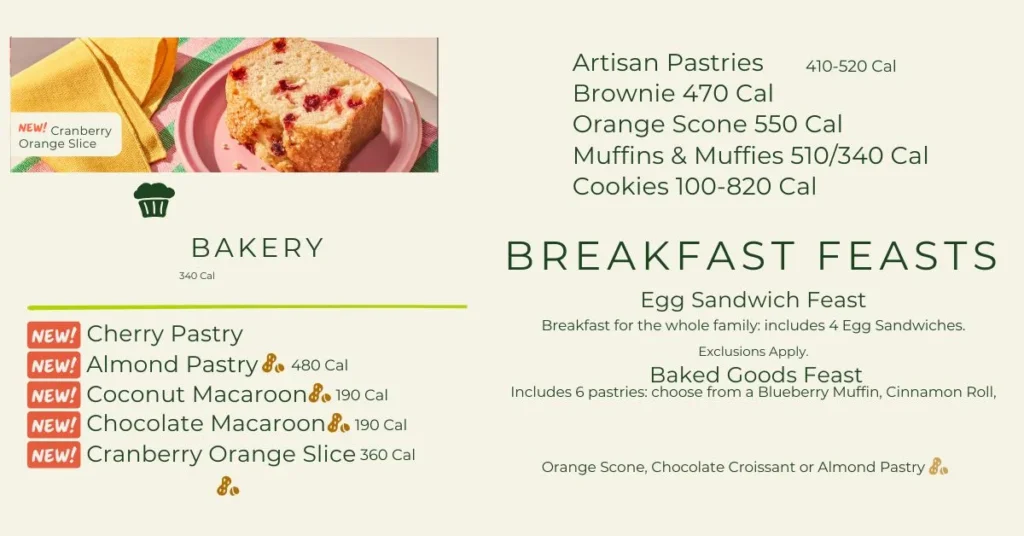 Panera Bread Breakfast Menu Price