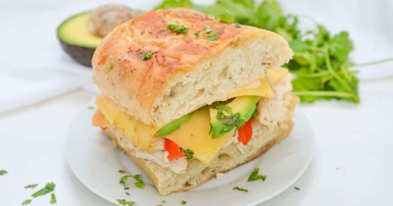Panera Bread Chipotle Chicken Avocado Melt Menu USA
