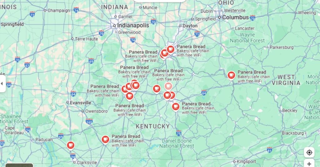 Panera Kentucky Location In USA