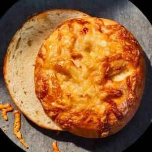 Panera Cheese, Egg & Sausage on Asiago Bagel Menu