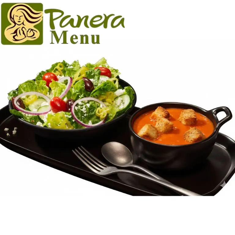 Panera Greek Salad & Creamy Tomato Soup Price